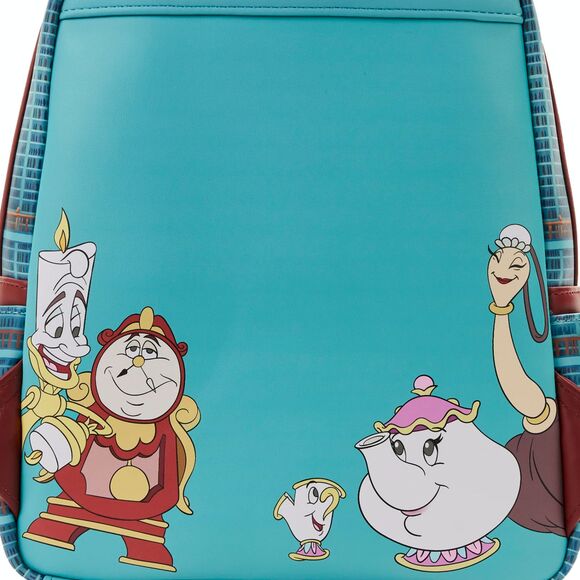 Loungefly Disney Beauty And The Beast Library Scene Mini Backpack